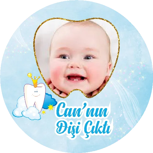 Diş Buğdayı Temalı Yuvarlak Açacak Magneti